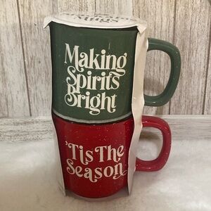 Target BP Christmas 2023 Tis the Season Stackable Mugs